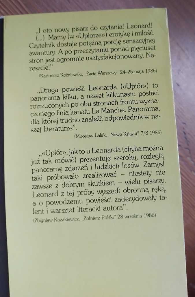 Leonard Zagórski Upiór