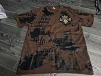 2000s graphic t-shirt. hip hop multi-element t-shirt mens/womens.