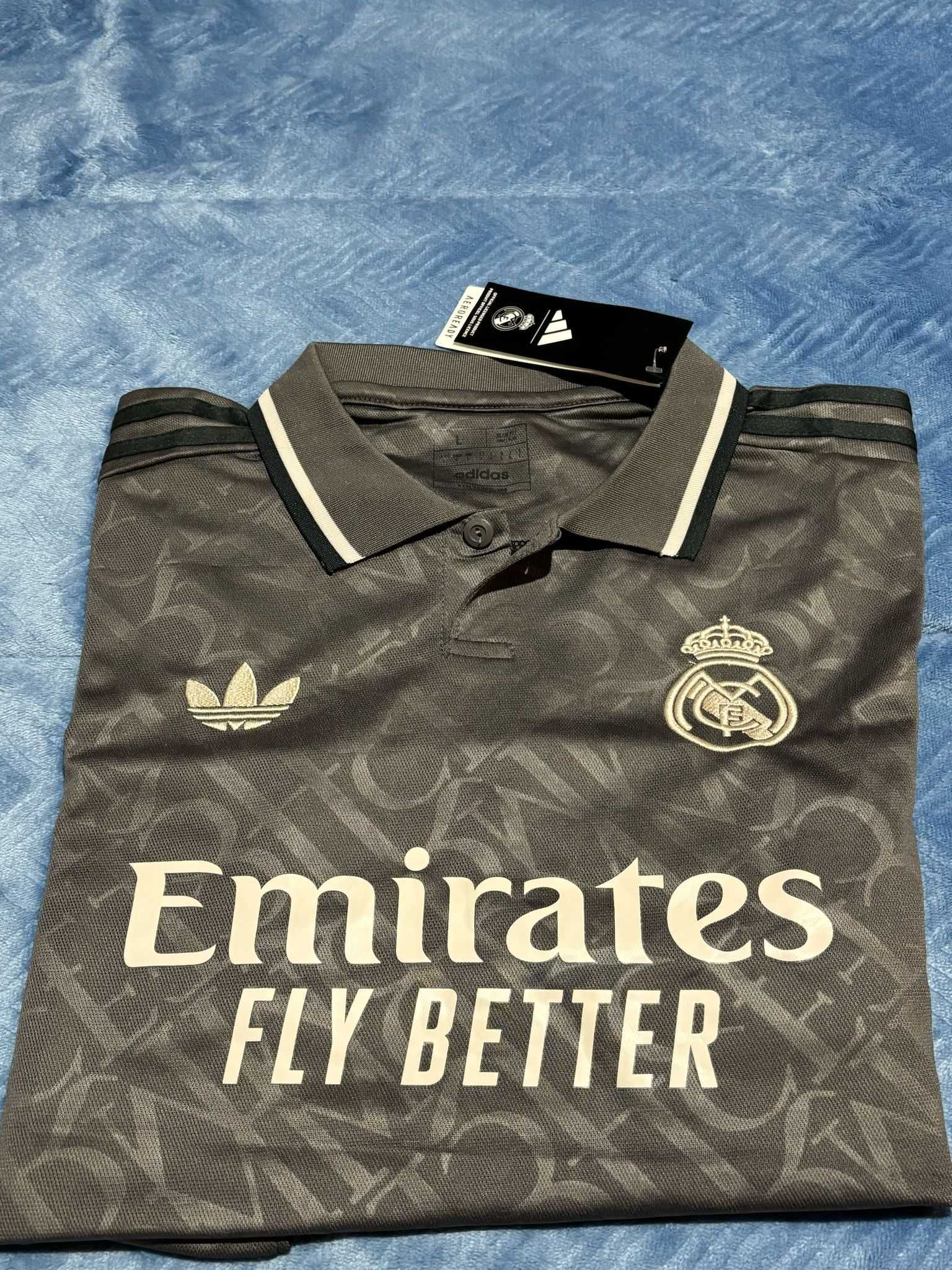 Real Madrid Cinza camisola