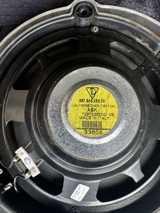 Głośniki Porsche 911  997 drzwiowe