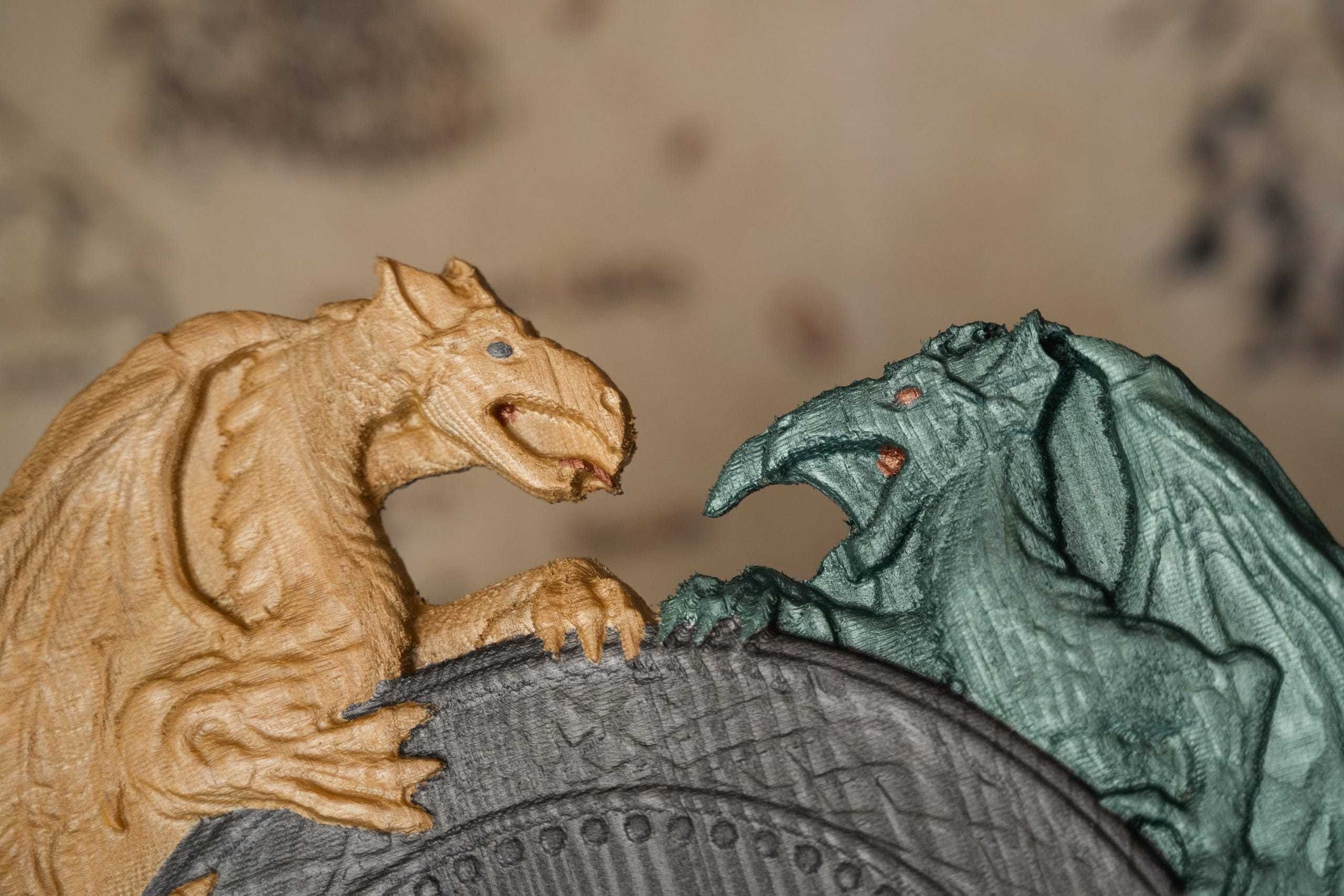 Zegar młodzieżowy, prezent dla gracza, smok Gra o Tron Hobbit Wiedźmin