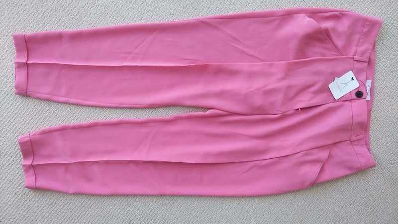 Atmosphere Nowe Różowe  spodnie cygaretki 42super modne