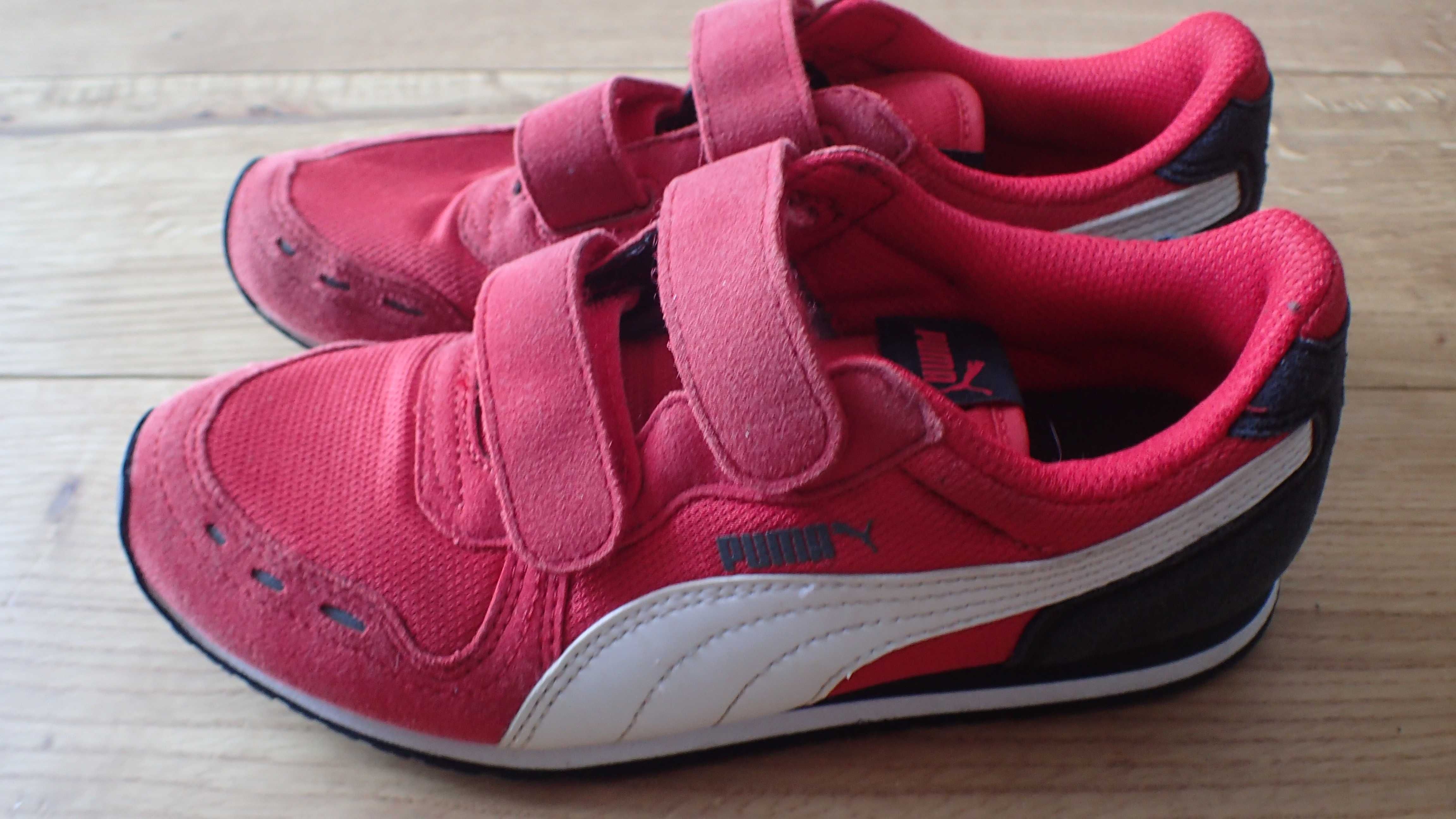 Buty PUMA dziecięce czerwone rozm.35