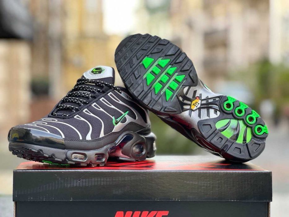 !SALE! Nike Air Max Plus TN Black/Green 40 41 42 43 44 45 46 аір макс