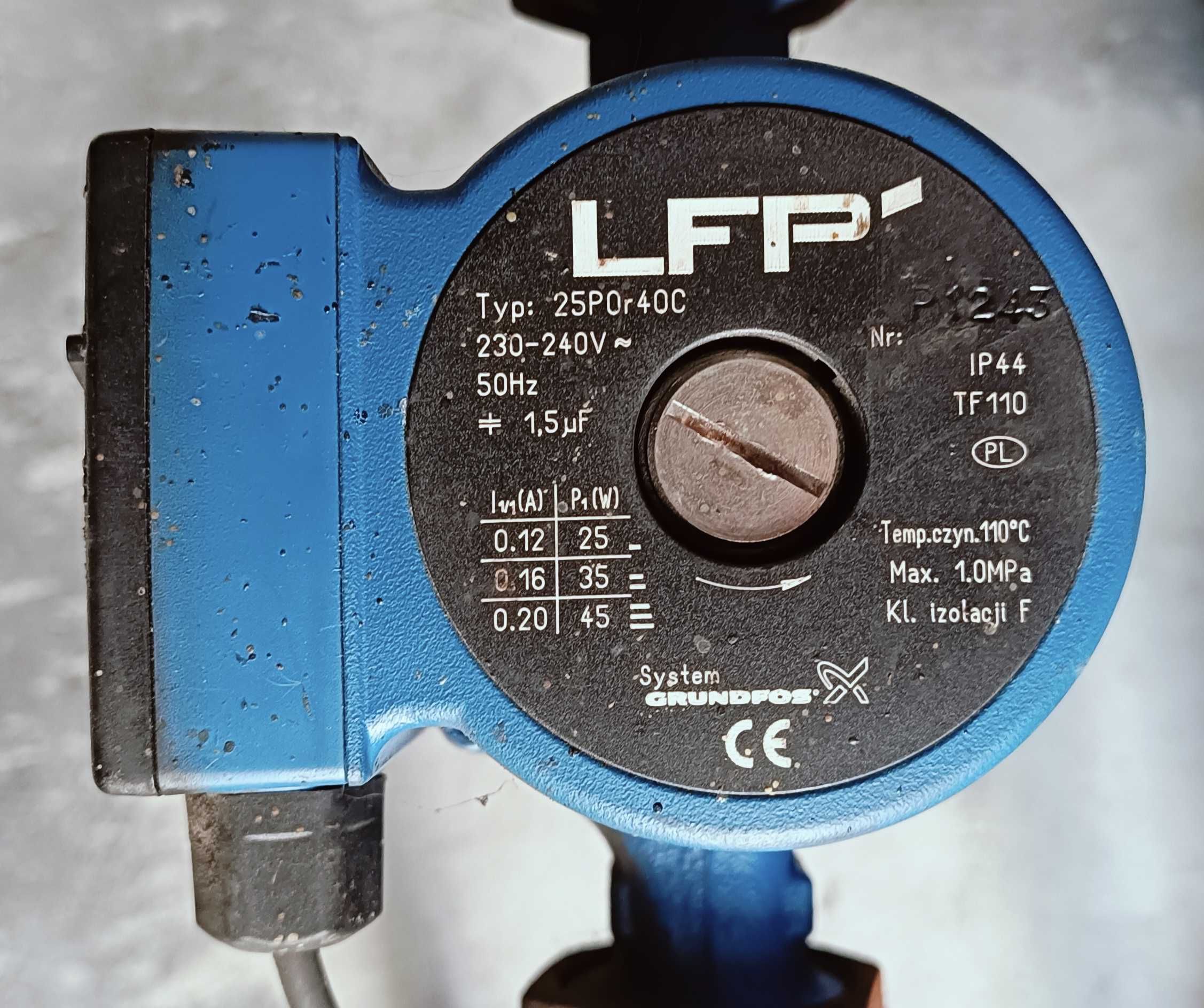 Pompa C.O. Grundfos LFP 25POr40C - 2 sztuki, sprawne