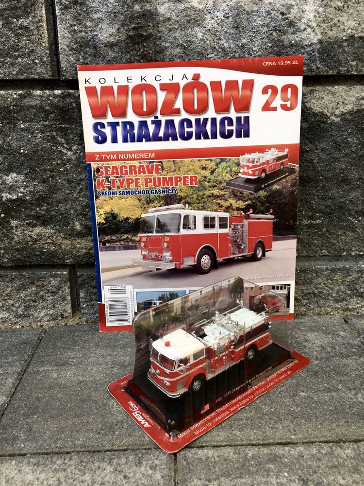 Czasopismo- SEAGRAVE K PUMPER-wozy strażackie,auta PRL,straż pożarna