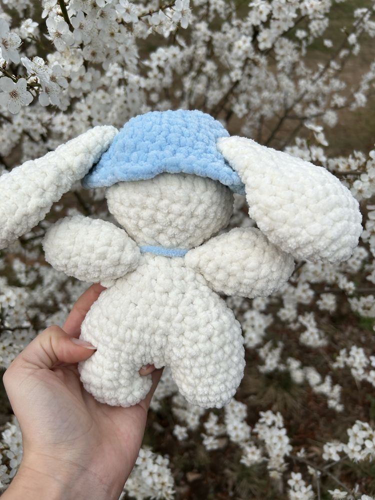 Pluszanka królik ba szydełku handmade