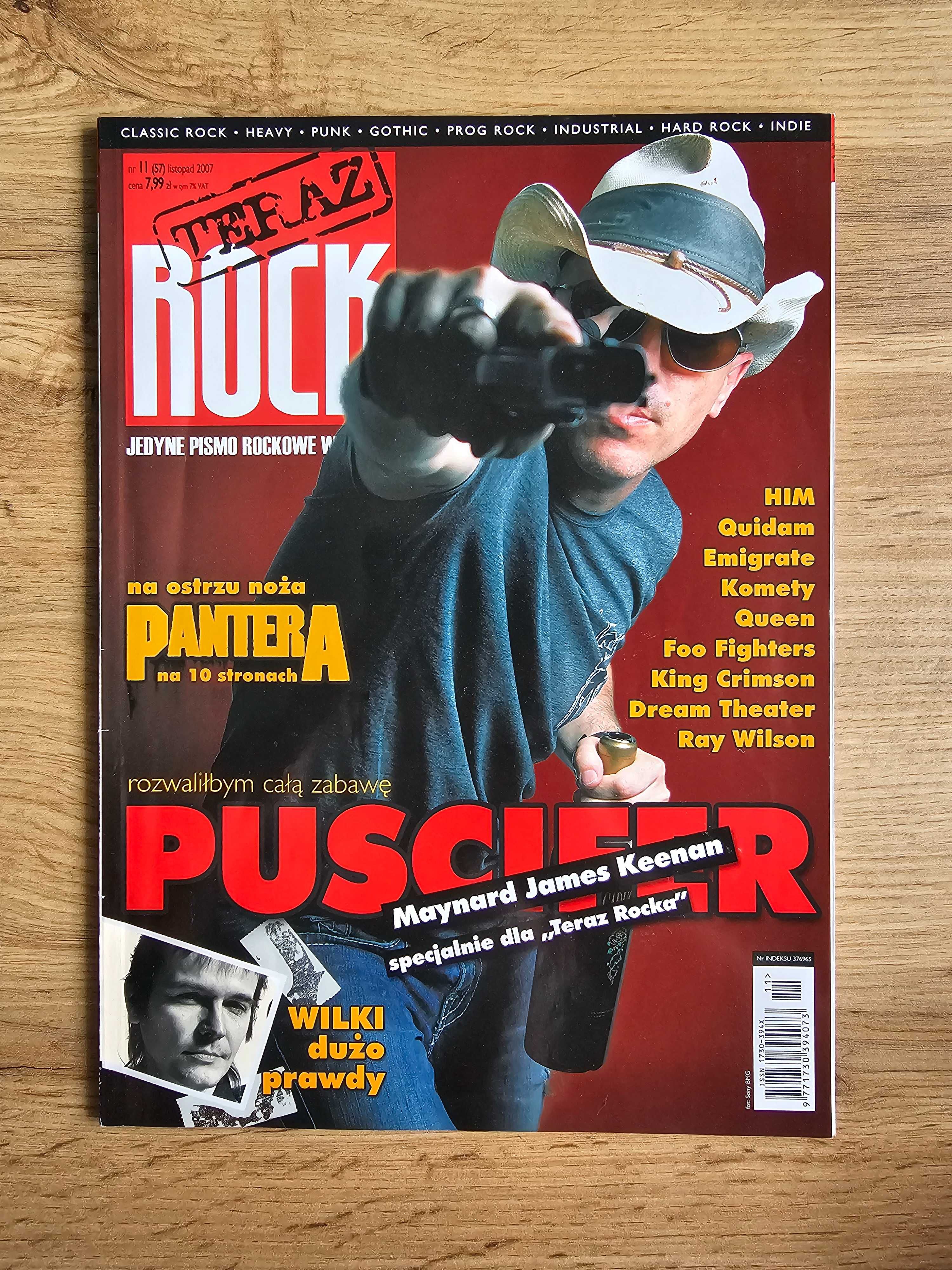 Teraz Rock 11/2007 - Puscifer, Pantera, HIM, Queen, Foo Fighters