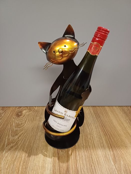 Stojak na wino KOT – Stylowy i oryginalny prezent dla miłośników wina!