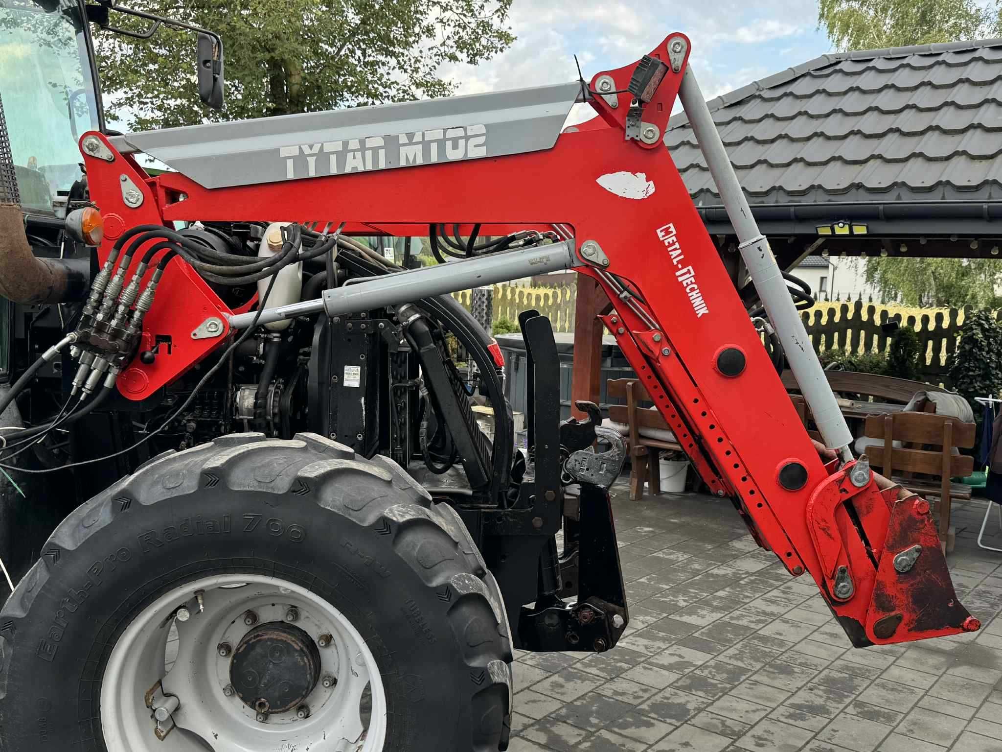 #Ładowacz/Tur Metal-Technik Tytan MT02//2020r//ZETOR Forterra/Stan BDB
