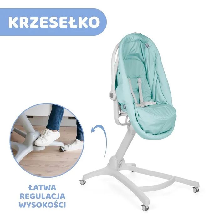 Chicco, Baby Hug 4in1, kołyska, leżaczek, krzesełko