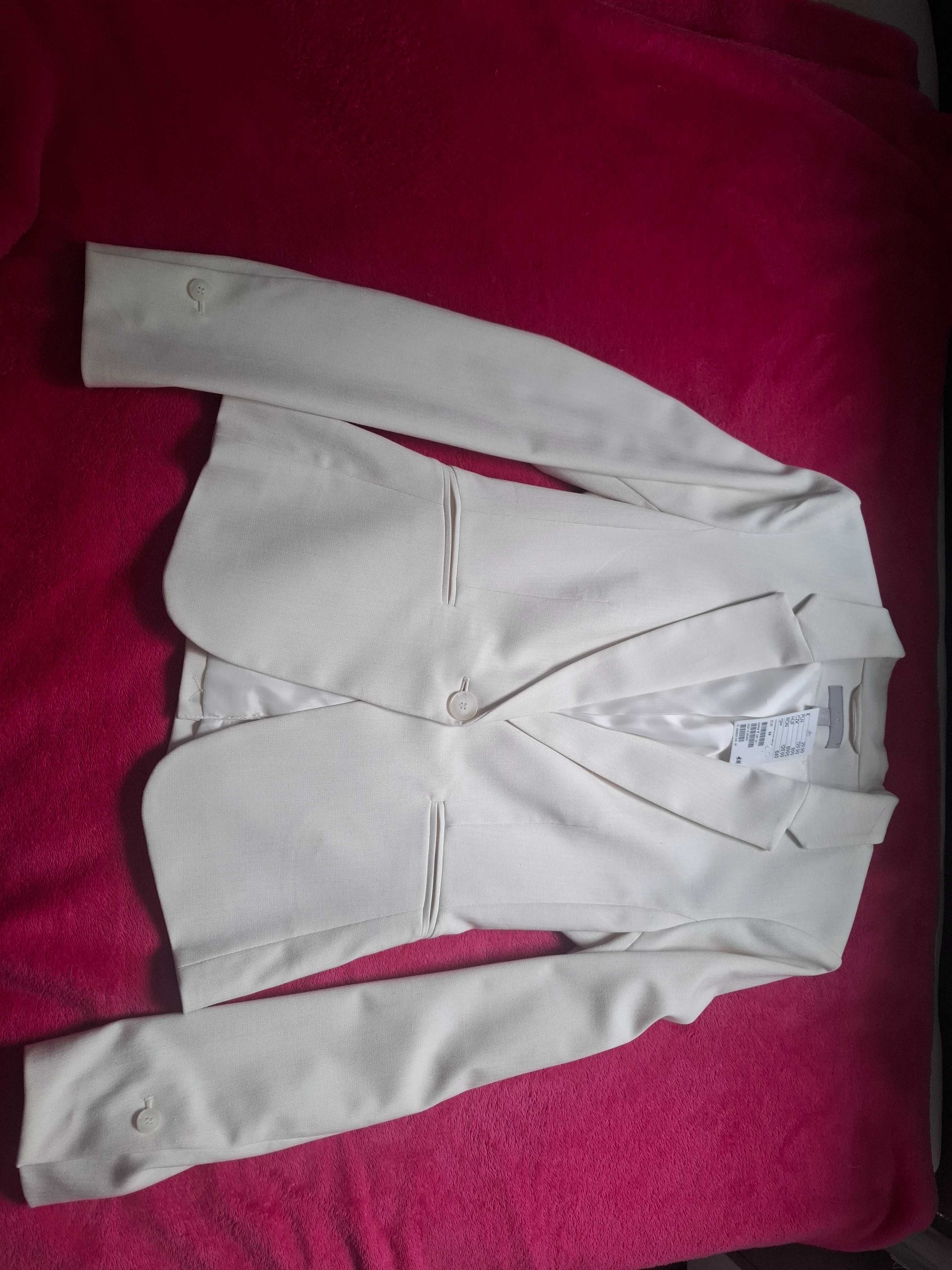Marynarka H&M , rozm.Xs- ecru. Nowa