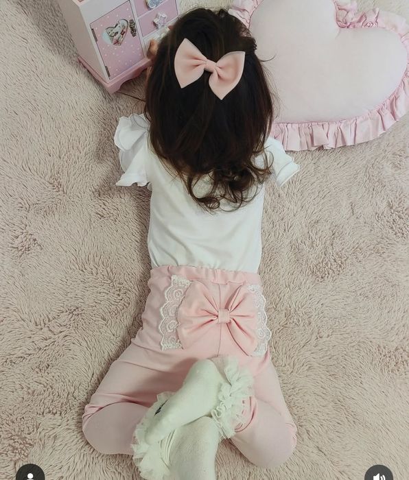 Legginsy z kokardą 98