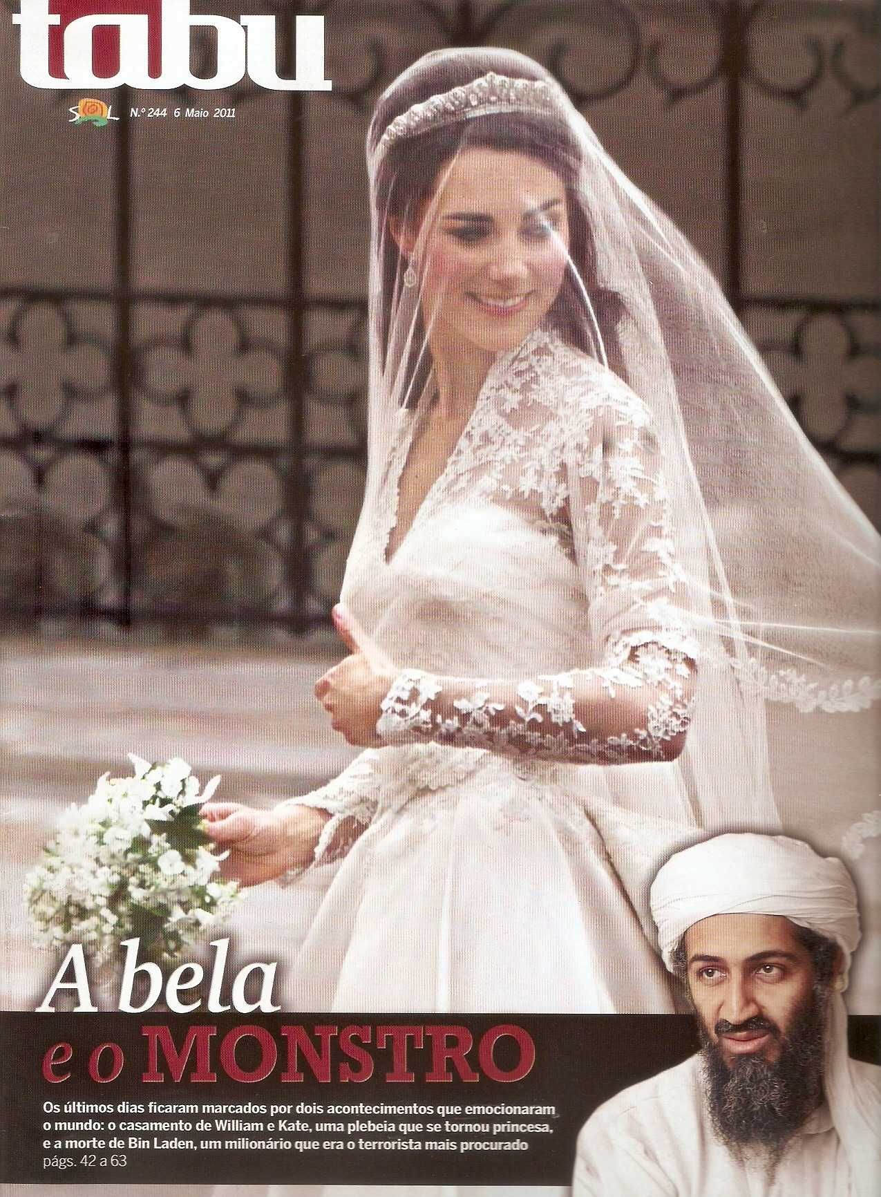 Bin Laden em duas revistas mais recortes de imprensa 2001 a 2011