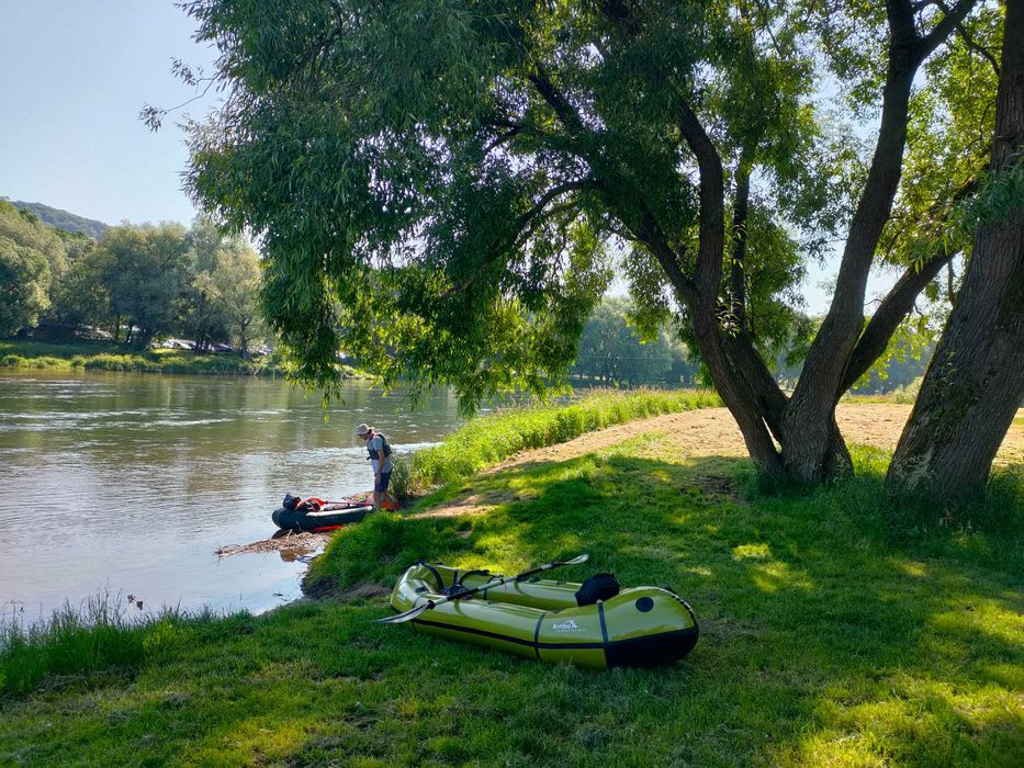 Packraft Anfibio Sigma TX + wiosło Vking + kamizelka Anfibio Buoy Boy