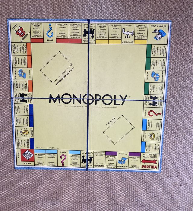 Monopoly Majora em escudos de 1960