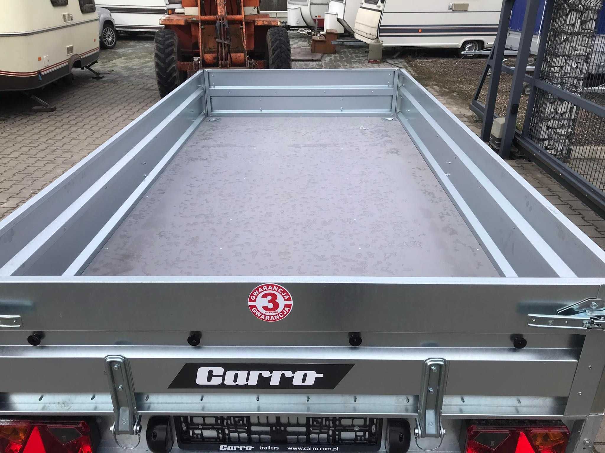 Carro Delta 300x150 Dmc 750 kg Wszystkie burty uchylne