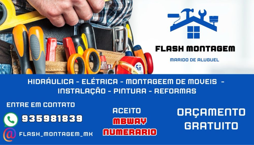 Reparações/ Montagem de mobiliario/ marcenaria