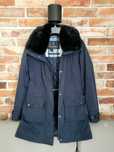 Kurtka Barbour Summer Tartan XS 34 oryginalna markowa granatowa z kapt