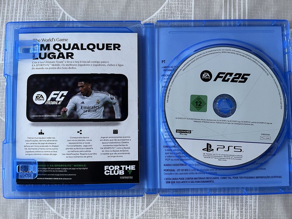 Jogo FC25 PS5 como novo