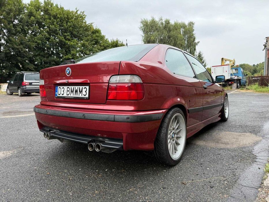 BMW Compact E36 M3 Silnik S50B32 321hp Jedyny taki egzemplarz w PL