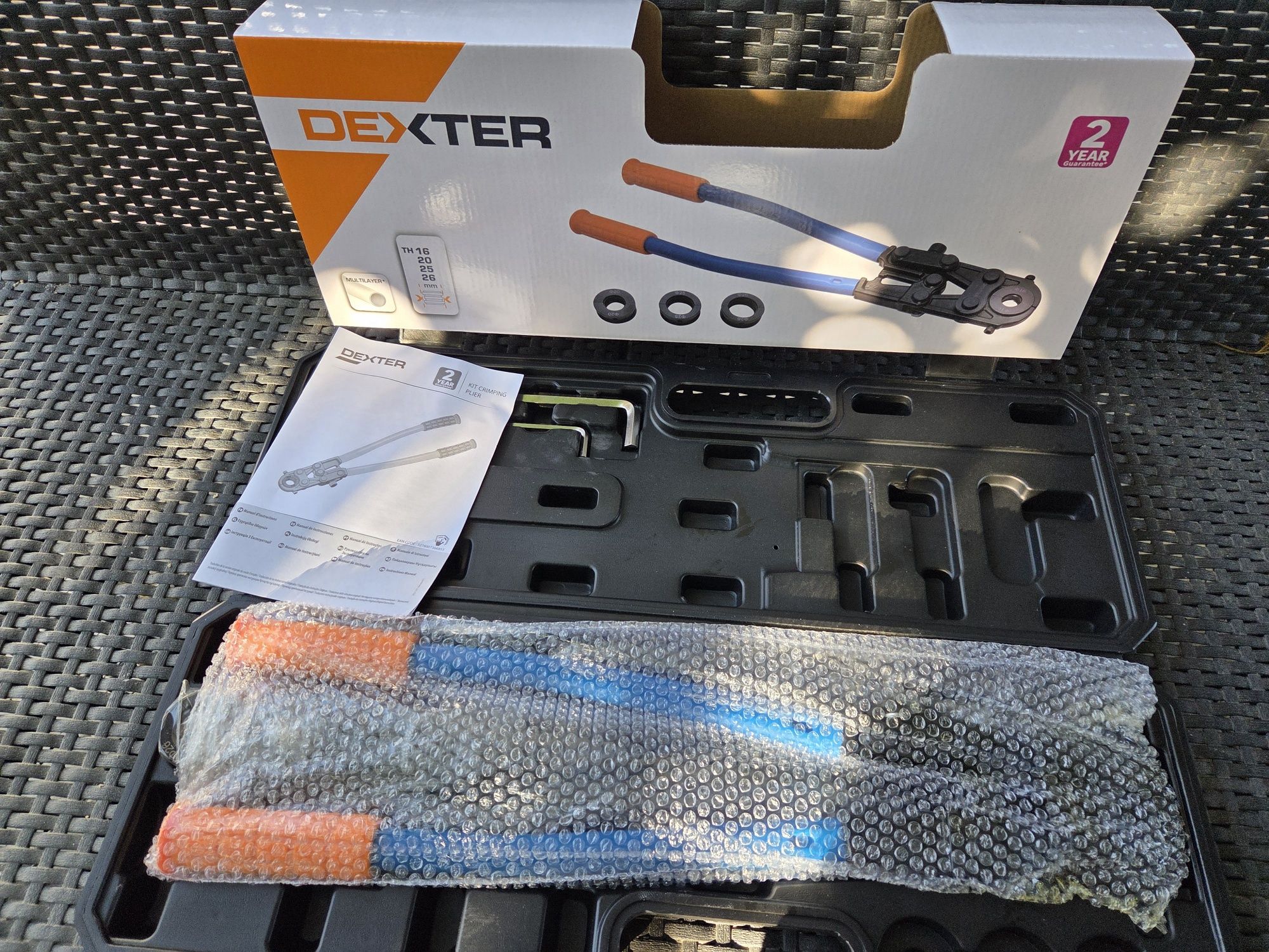 Alicate cravar para tubos multicamada