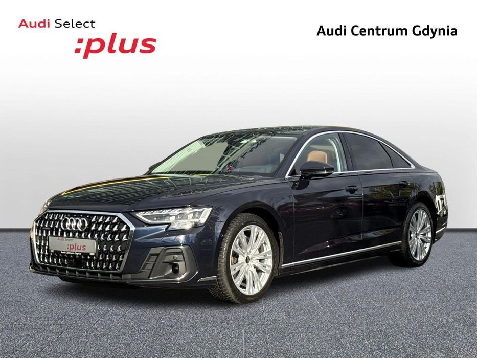 Audi A8 TV, Masaż x4, skretna Oś, Panorama, Valcona, Gwarancja Fabryczna