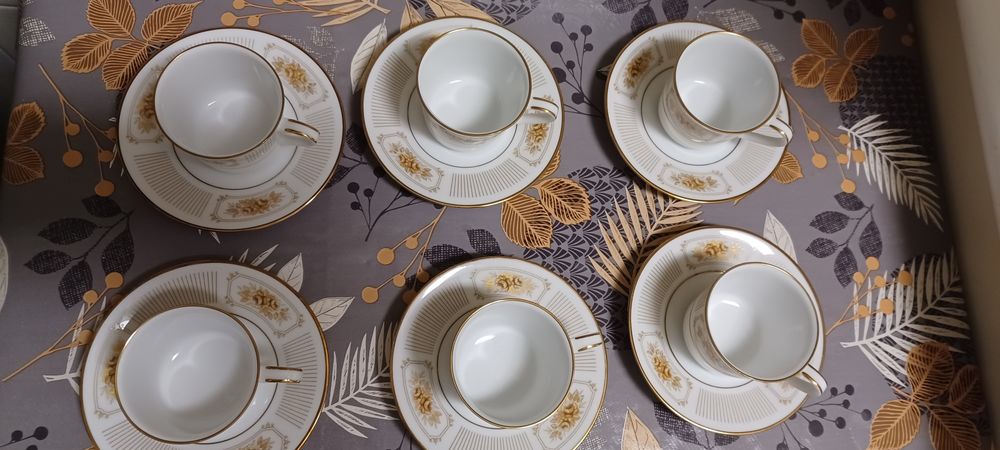 6 chávenas de café porcelana
