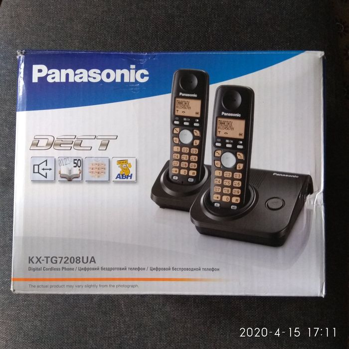 Радиотелефон Panasonic KX-TG7208UA