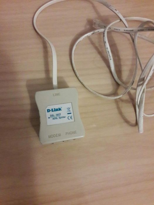 Сплитер ADSL Splitter телефон и модем