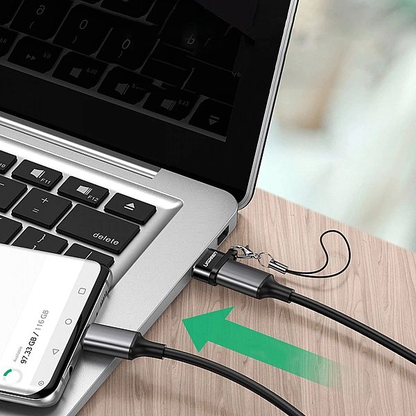 Adapter USB C (żeński) - USB (męski) Ugreen US280 - czarny