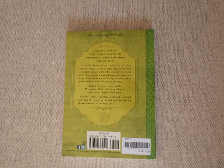 Livro Ostara - Rituals, Recipes & Lore for the Spring Equinox