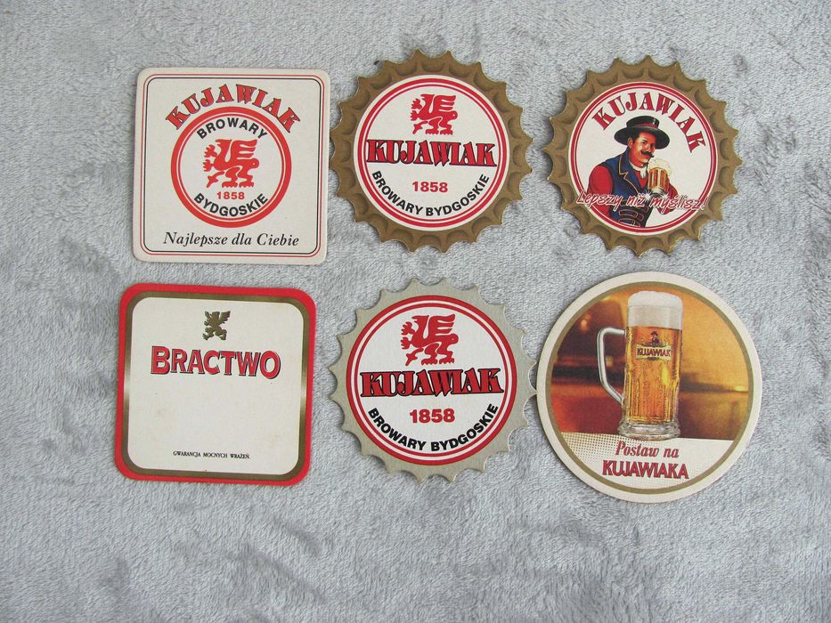 KUJAWIAK podstawki piwne wafle komplet