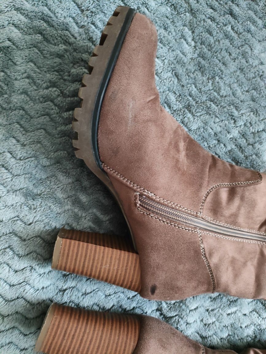 Buty kozaki obcas rozmiar 39