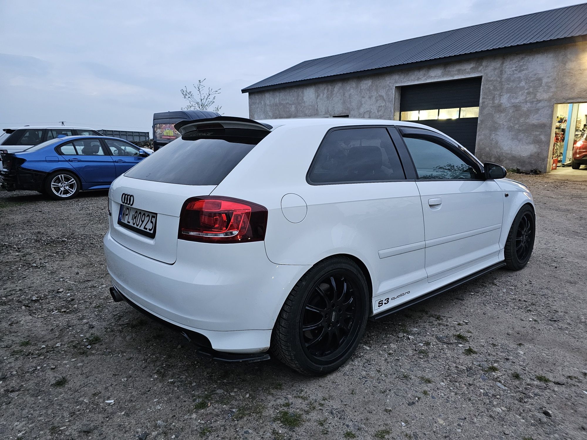 Audi S3 uszkodzone