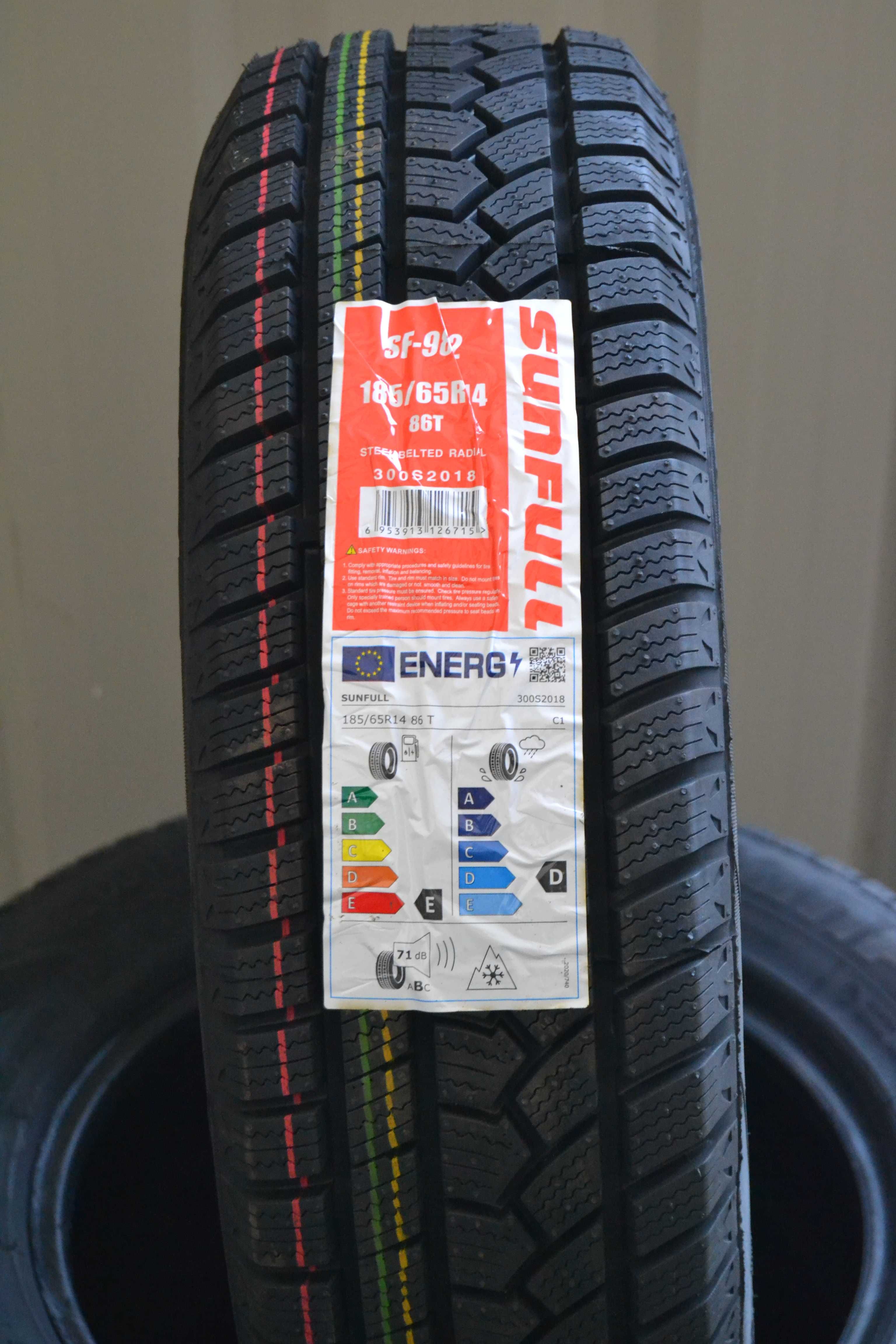 2x zima nowe 185/65r14 Sunfull SF-982 zimowe 185/65-14