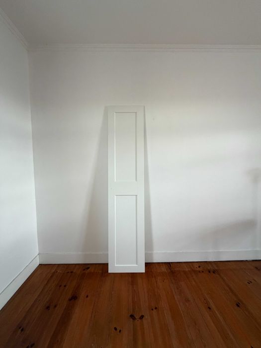 porta roupeiro IKEA Grimo branca 50x230