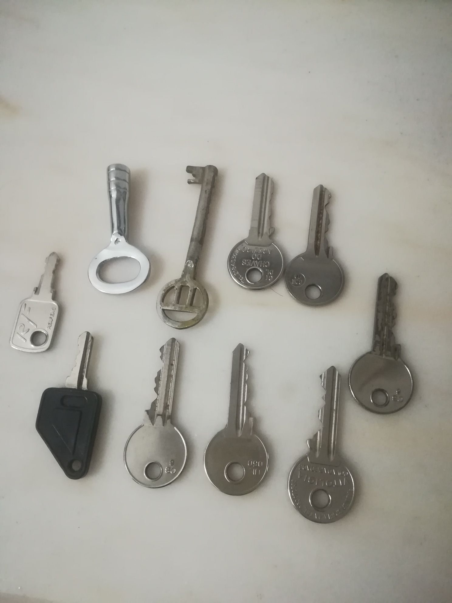 Lote de chaves para decoração
