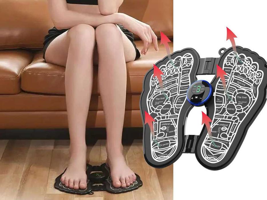 MATA EMS Masażer STÓP ELEKTROSTYMULATOR Mięśni, Pobudzanie Krążenia