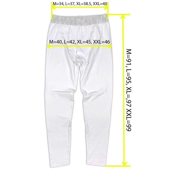 Мужское термобелье (ШТАНЫ + КОФТА), цвет белый размер XL и XXL