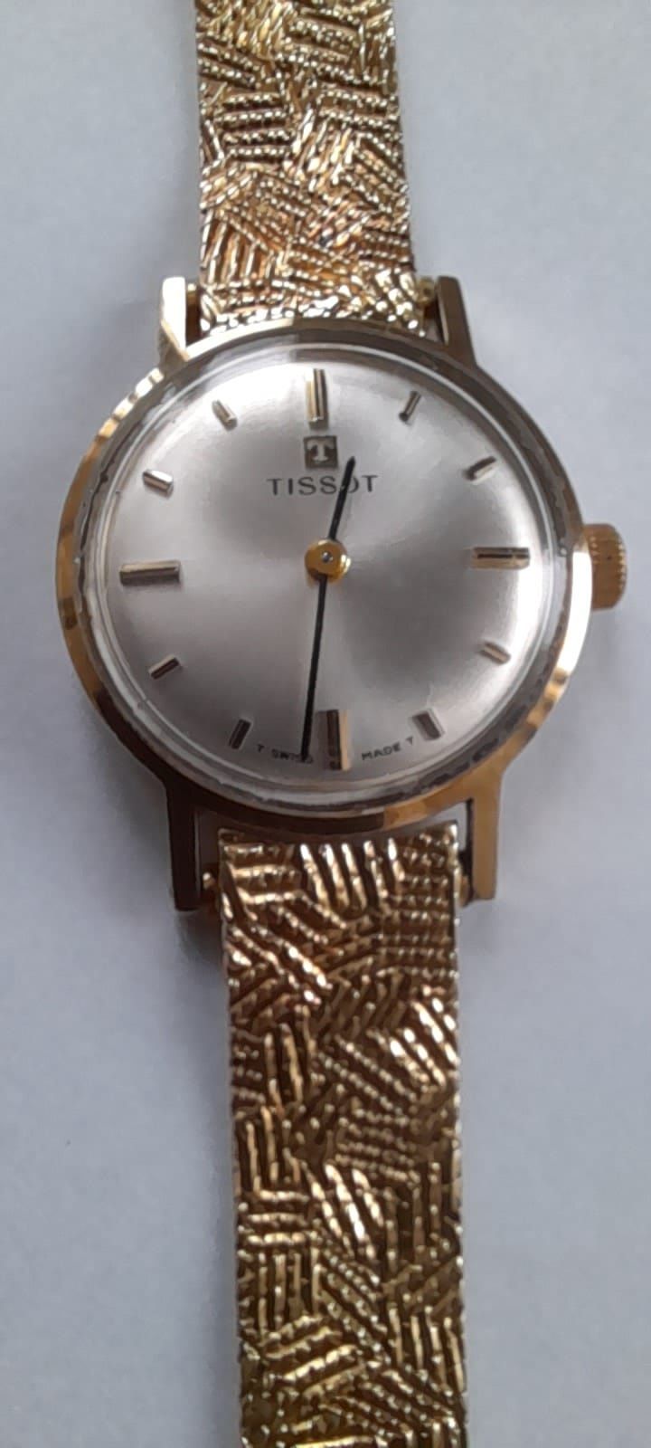 OKAZJA Damski zegarek żółte złoto Tissot 14 k