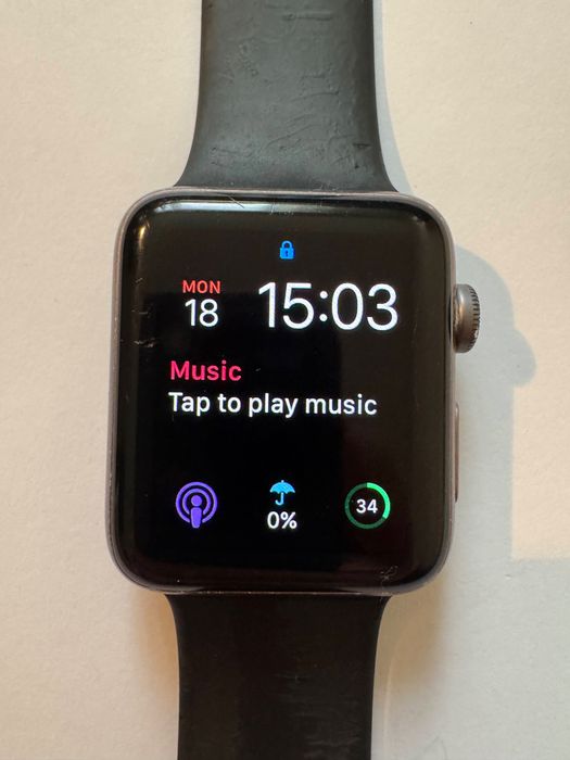 Смарт-годинник Apple Watch Series 2 (A1758) 42 мм, алюмінієвий корпус