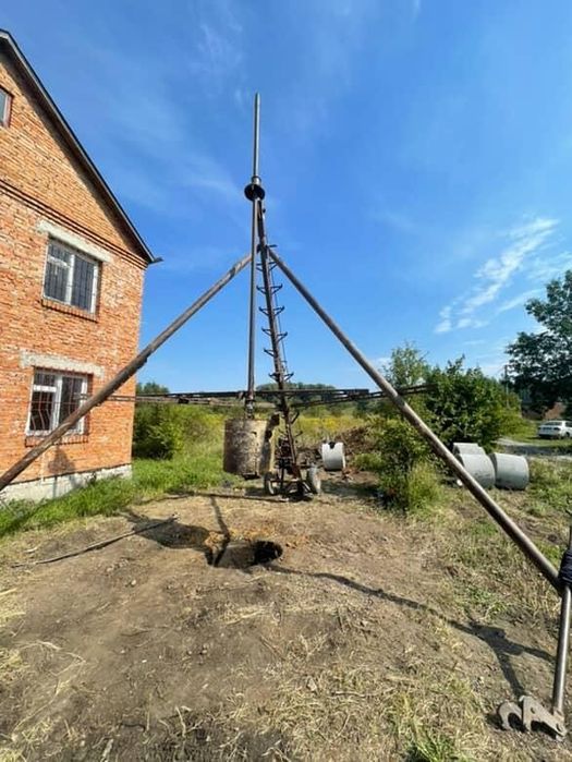 Копка криниць , поглиблення та чистка