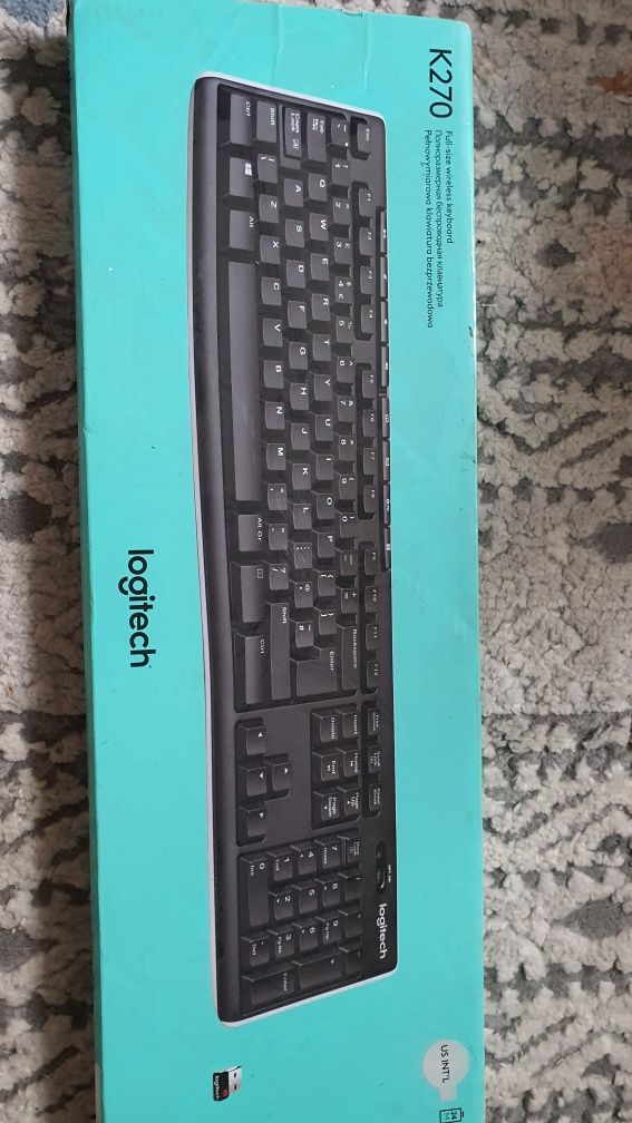 Klawiatura LOGITECH K270 bezprzewodowa nowa