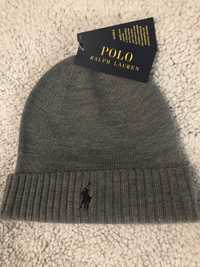 Polo Ralph Lauren czapka zimowa beanie 100% wełna one size unisex