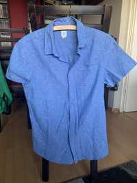 Koszula chłopięca rozmiar 176 błękitna