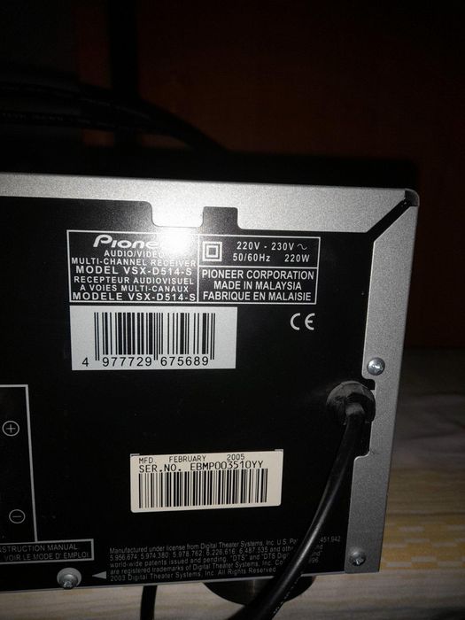 AV Ресивер Pioneer D514+колонки PolkAudio