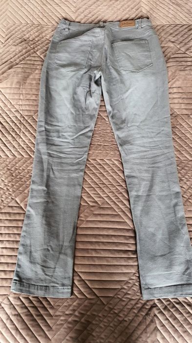 Spodnie chłopięce jeansy 170cm John Baner, szare