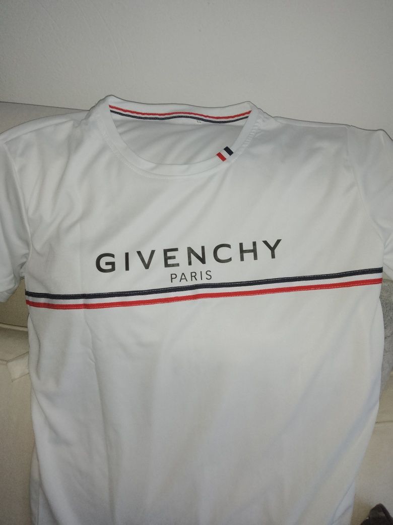 Bluzka męska biała Givenchy 2XL