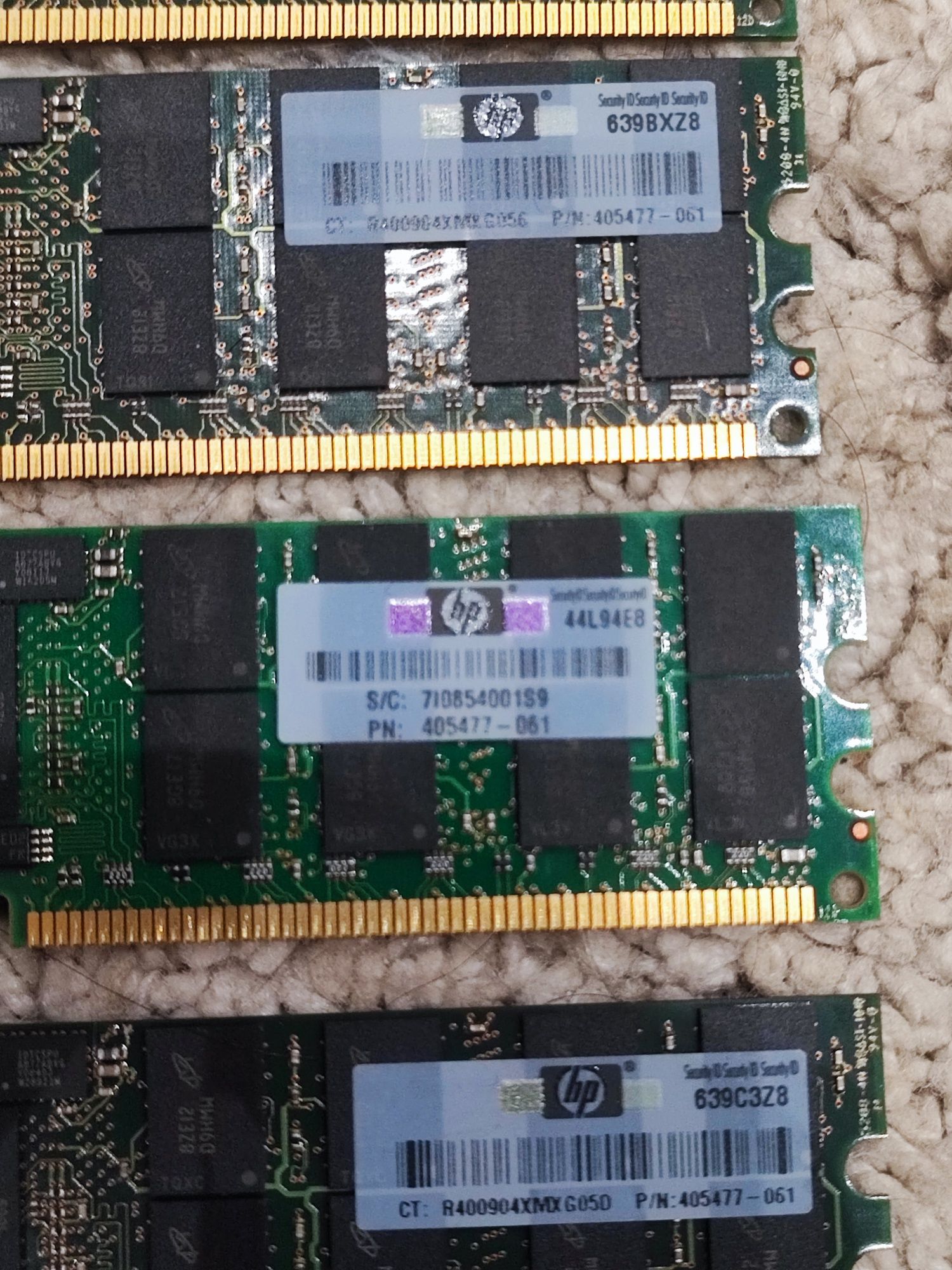 Оперативна памʼять 4gb ddr2 5300p серверна, reg, ecc, cl5, 667 - 4 од.